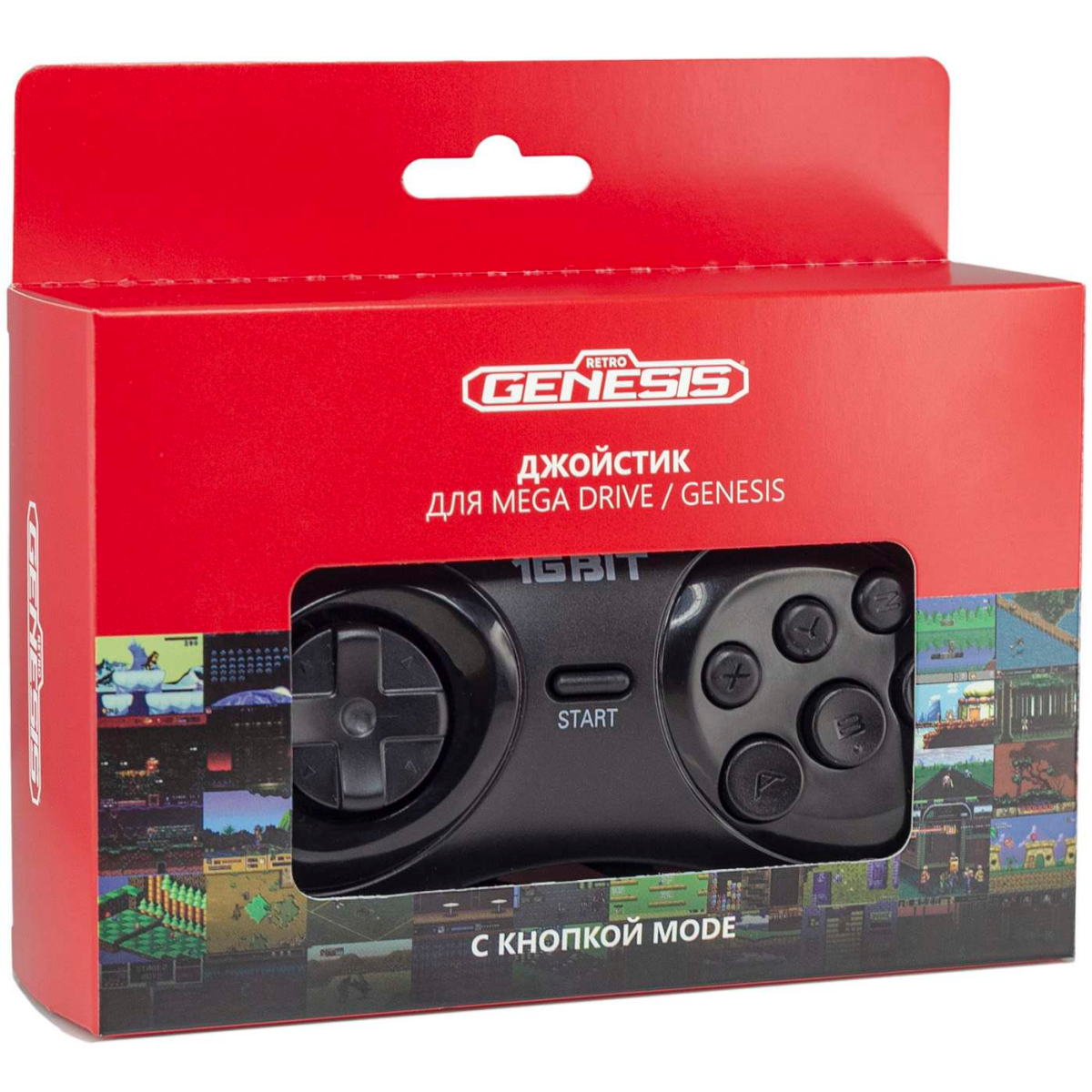 Геймпад Retro Genesis Controller 16 Bit Mode - фото 3