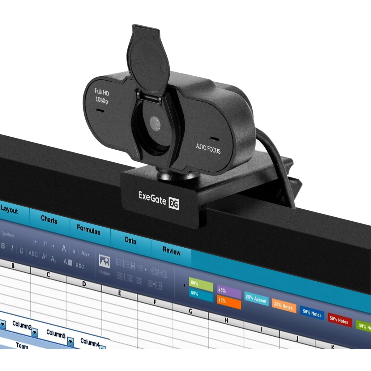 Веб-камера ExeGate BlackView C931 Full HD AF - EX297681RUS - фото 6