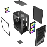 Корпус Powercase Mistral Micro A12B Black (CMMA12B-L3)