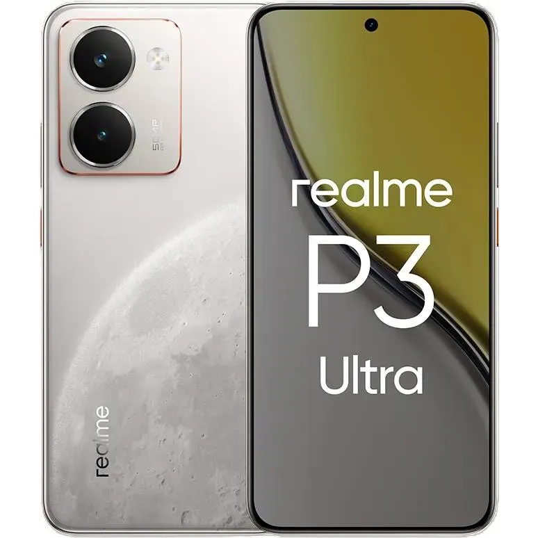 Смартфон Realme P3 Ultra 12/256Gb Glowing Lunar White (RMX5031)