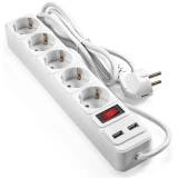 Сетевой фильтр Exegate SP-5-USB-1.8W (EX295491RUS)
