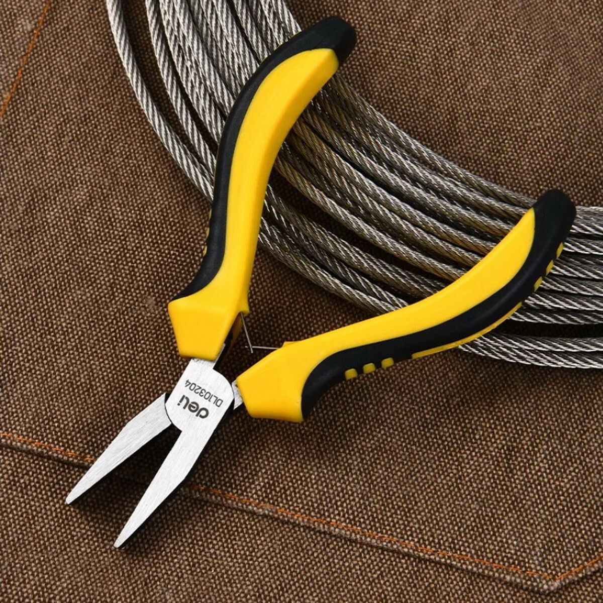 Плоскогубцы Deli DL103204 - фото 4