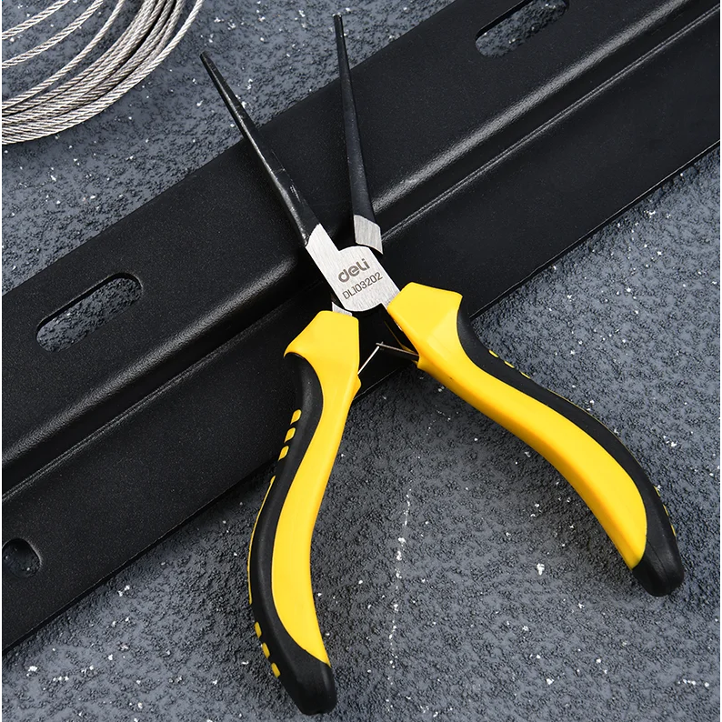 Плоскогубцы Deli DL103202 - фото 3