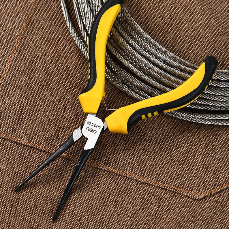 Плоскогубцы Deli DL103202 - фото 6