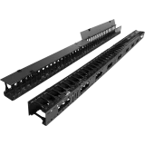 Кабельный органайзер TWT TWT-CBB-DVO-47U/M, 2 шт.