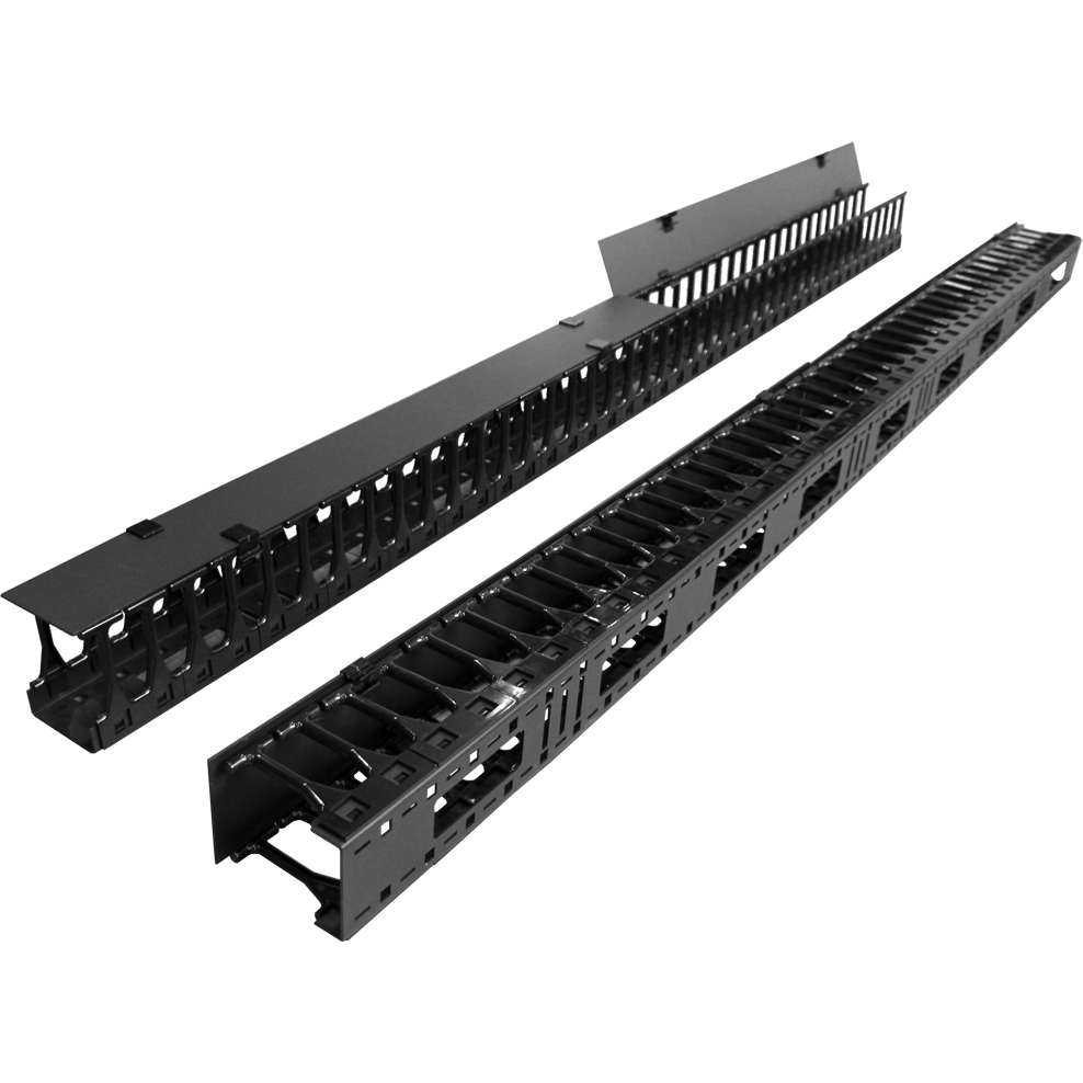 Кабельный органайзер TWT TWT-CBB-DVO-47U/M, 2 шт.