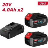 Зарядное устройство + АКБ Deli DE-CM20A4E
