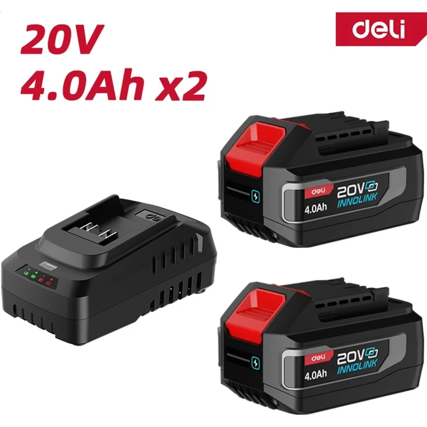 Зарядное устройство + АКБ Deli DE-CM20A4E - фото 2