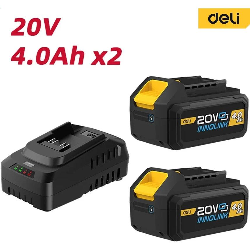 Зарядное устройство + АКБ Deli DL-CM20A4E - фото 2