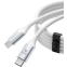 Кабель USB Type-C - USB Type-C, 1м, Orico CDX-100CC-WH-BP - ORICO-CDX-100CC-WH-BP