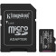 Карта памяти 256Gb MicroSD Kingston Canvas Select Plus + SD адаптер (SDCS3/256GB)