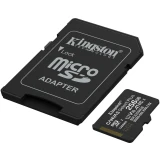 Карта памяти 256Gb MicroSD Kingston Canvas Select Plus + SD адаптер (SDCS3/256GB)