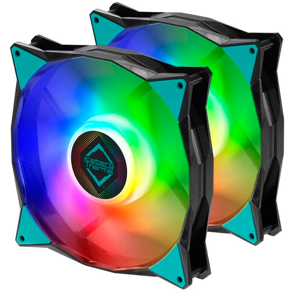 Вентилятор для корпуса Iceberg Thermal IceGALE ARGB 140mm Black (2 шт.)