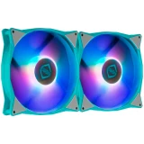 Вентилятор для корпуса Iceberg Thermal IceGALE ARGB 140mm Blue/White (2 шт.) (IceGALEARGB140mmTEAL2P)