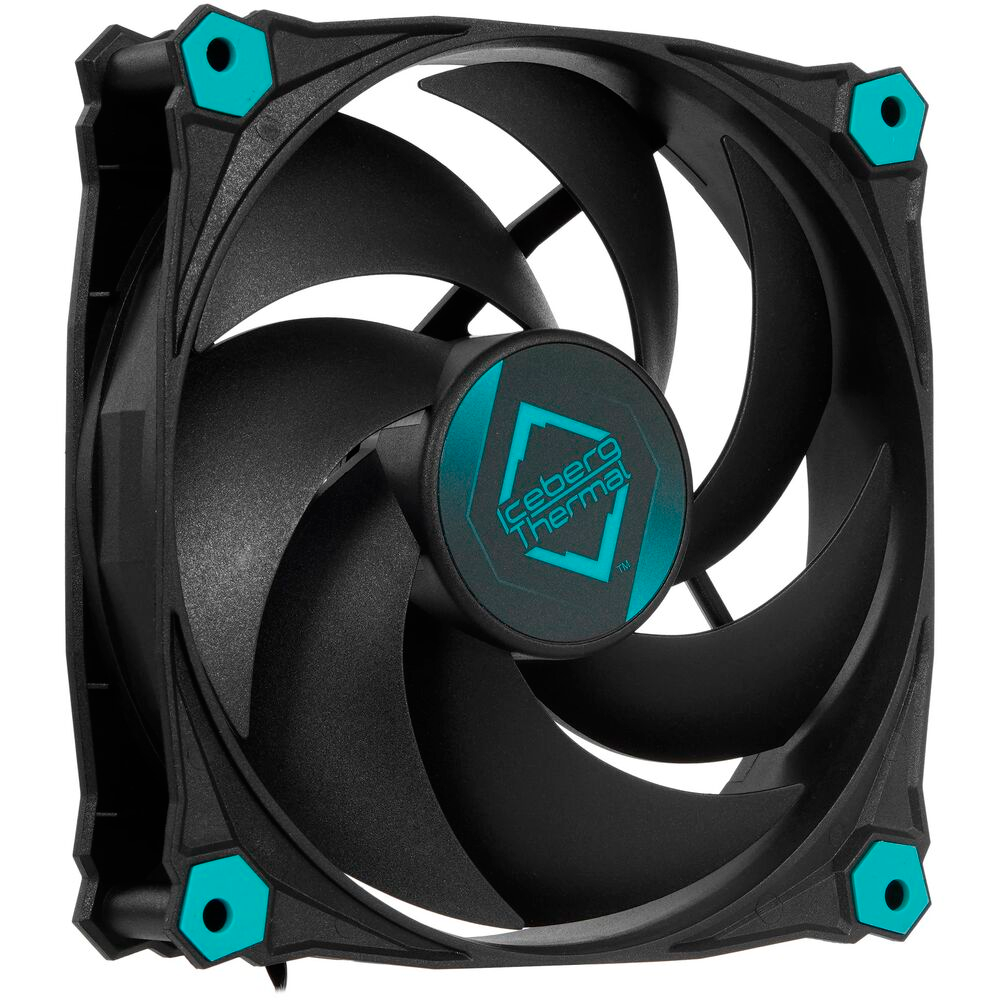 Вентилятор для корпуса Iceberg Thermal IceGALE 120mm Silent PWM Black (3 шт.) - IceGALESilentPWM120mm3P - фото 2
