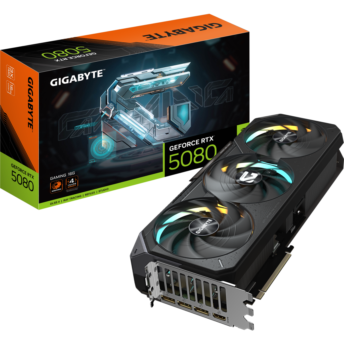 Видеокарта NVIDIA GeForce RTX 5080 Gigabyte GAMING 16Gb (GV-N5080GAMING-16GD) - фото 10