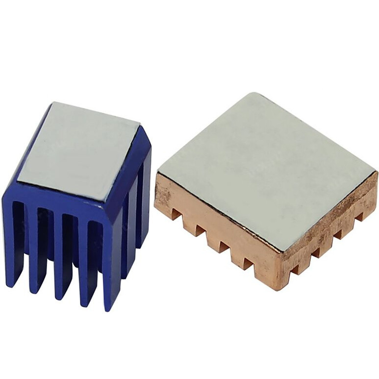 Радиатор для одноплатного компьютера ACD Heat Sink set for Raspberry Pi 3 B, Pi 3 B+, Pi 4 (RA207) - фото 2