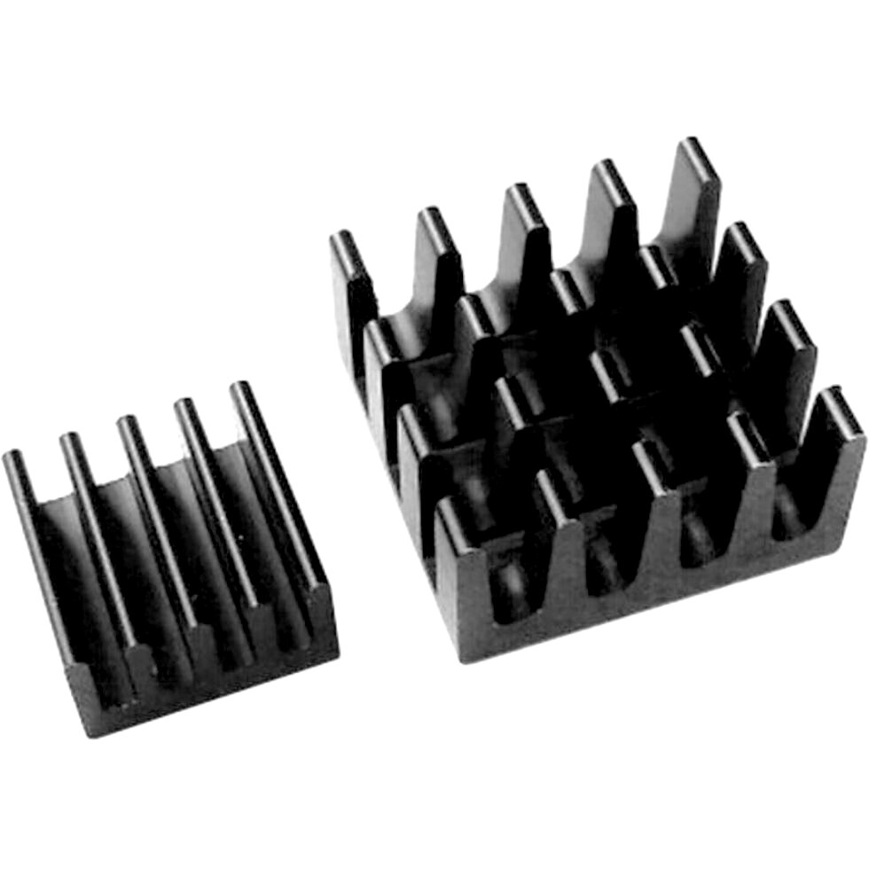 Радиатор для одноплатного компьютера ACD Heat Sink Set Aluminum for Raspberry Pi 3 B, Pi 3 B+, Pi 4 (RA027)