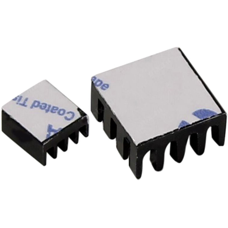 Радиатор для одноплатного компьютера ACD Heat Sink Set Aluminum for Raspberry Pi 3 B, Pi 3 B+, Pi 4 (RA027) - фото 2