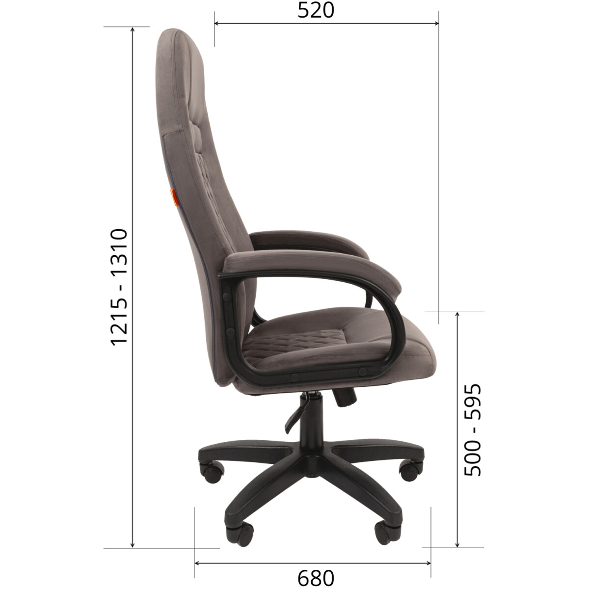 Офисное кресло Chairman Home 951 Т-55 Grey - 00-07118308 - фото 5