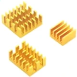 Радиатор для одноплатного компьютера ACD Heat Sink Set Aluminum Gold for Raspberry Pi 4B (RA539)