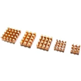 Радиатор для одноплатного компьютера ACD 5 in 1 Pure Copper HeatSink for Raspberry Pi 4B (RA603)