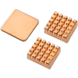 Радиатор для одноплатного компьютера ACD Ultra Strong Pure Copper HeatSink Set for Raspberry Pi 3B+, 4B (RA257)