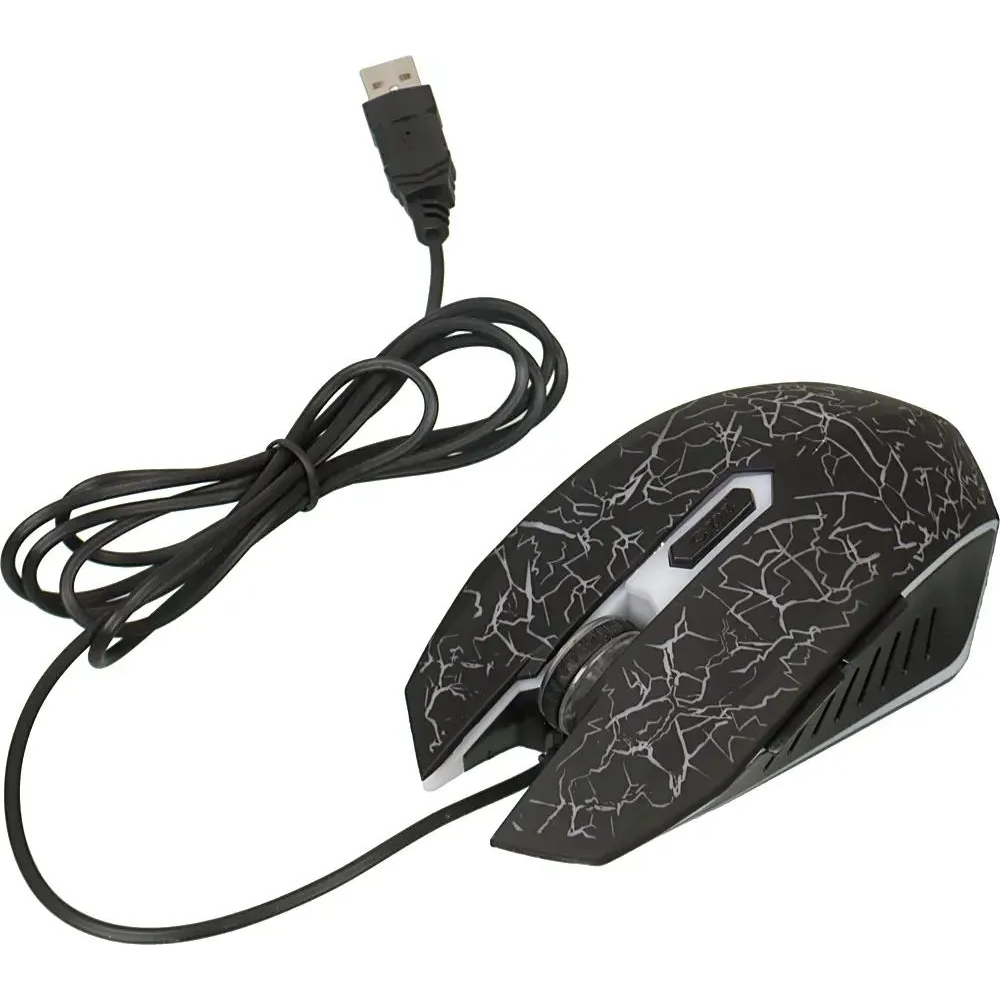 Игровой набор Oklick HS-HKM100G Black - фото 7