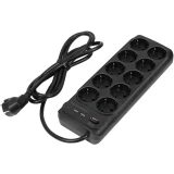 Сетевой фильтр Powercom SP-10 1,8 м (USB2A1СB)