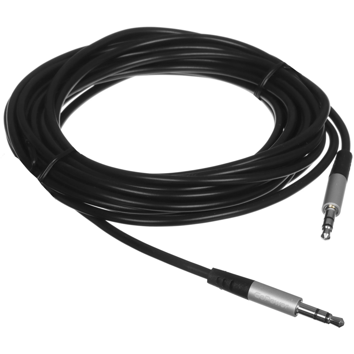 Кабель 3.5 Jack (M) - 3.5 Jack (M), 5м, GoPower 00-00032068 - фото 2