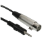 Кабель 3.5 Jack (M) - XLR (F), 3м, GoPower 00-00032070