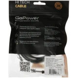 Кабель 3.5 Jack (M) - XLR (F), 3м, GoPower 00-00032070