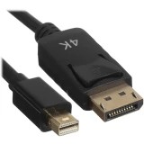 Кабель Mini DisplayPort (M) - DisplayPort (M), 1м, GoPower 00-00032063
