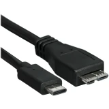 Кабель microUSB 3.0 B (M) - USB Type-C, 0.5м, GoPower 00-00032071