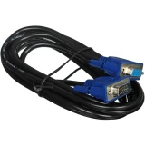 Кабель удлинительный VGA (M) - VGA (F), 3м, GoPower 00-00032066