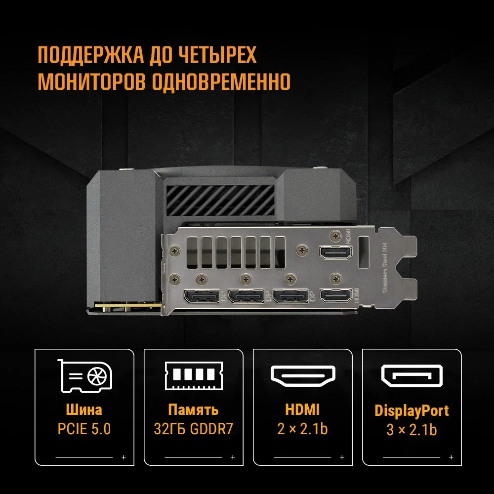 Видеокарта NVIDIA GeForce RTX 5090 ASUS TUF Gaming 32Gb (TUF-RTX5090-32G-GAMING) - фото 15