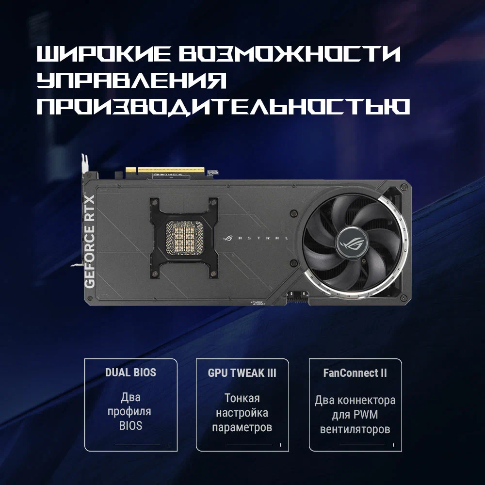 Видеокарта NVIDIA GeForce RTX 5090 ASUS ROG Astral OC 32GB (ROG-ASTRAL-RTX5090-O32G-GAMING) - фото 22