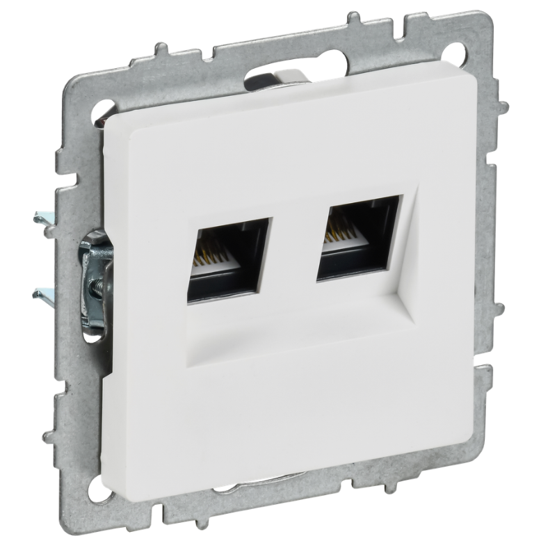 Розетка RJ-45 IEK BR-K20-1-K91