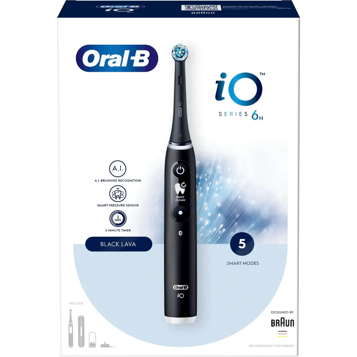 Зубная щётка Oral-B iO Series 6 Black Lava - IO S6 BLACK LAVA - фото 3