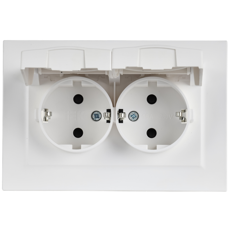 Электрическая розетка IEK BRITE BR-R26-16-44-K91-F