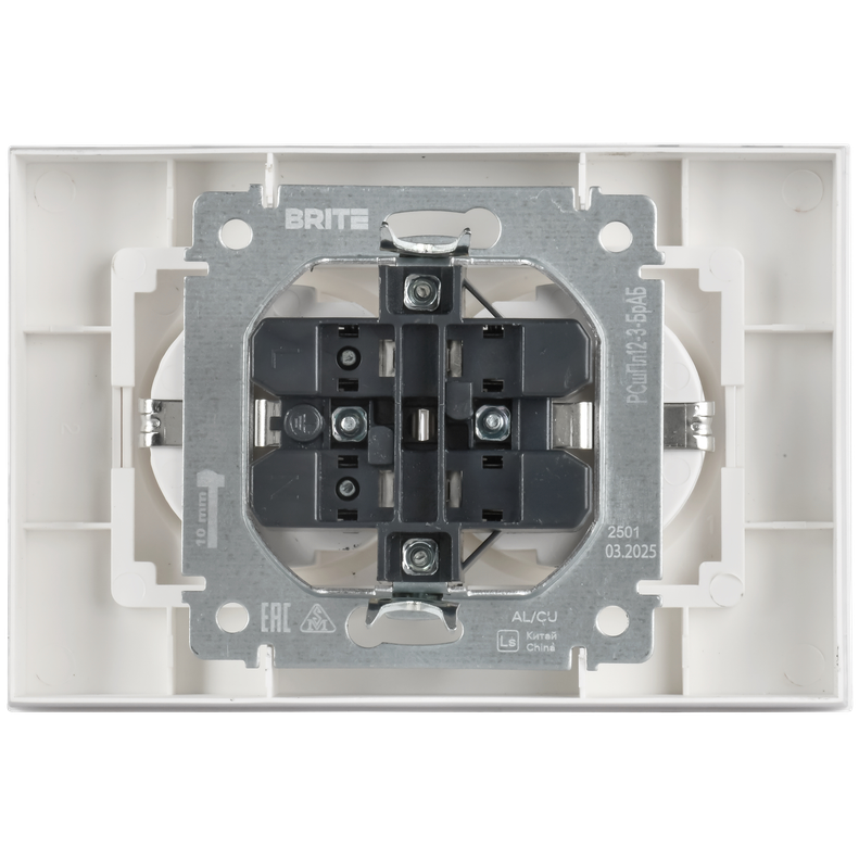 Электрическая розетка IEK BRITE BR-R28-16-K91-F - фото 3