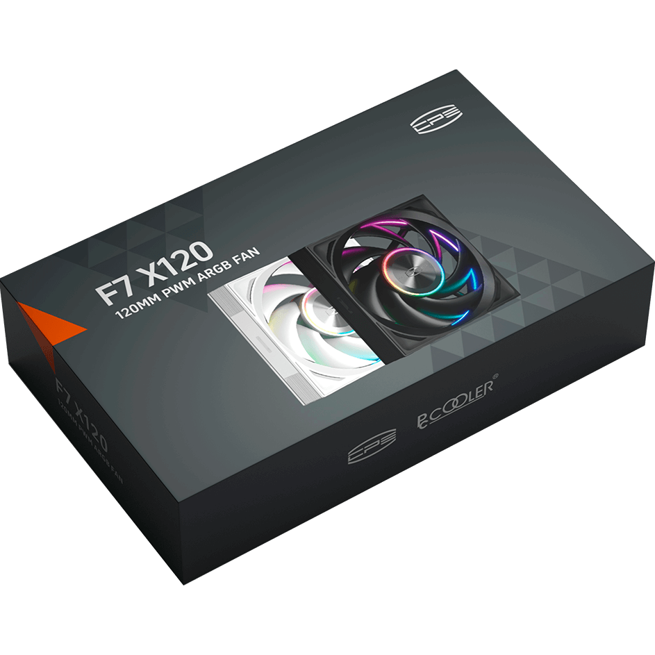 Вентилятор для корпуса PCcooler F7 X120 ARGB White - F7 X120 ARGB WH - фото 5