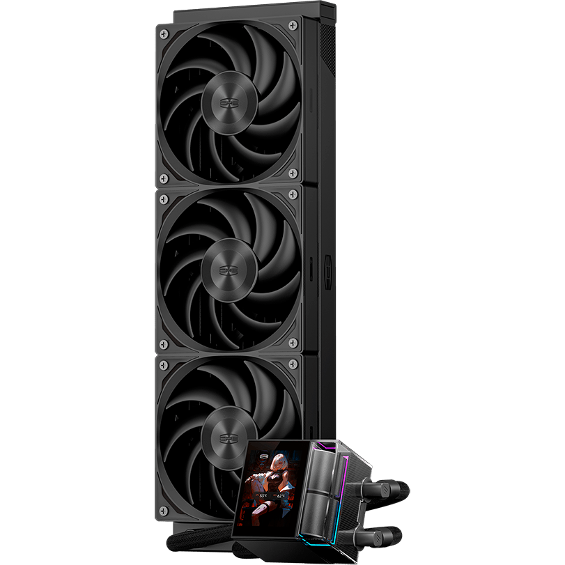 Система жидкостного охлаждения PCcooler DS360 Display Black