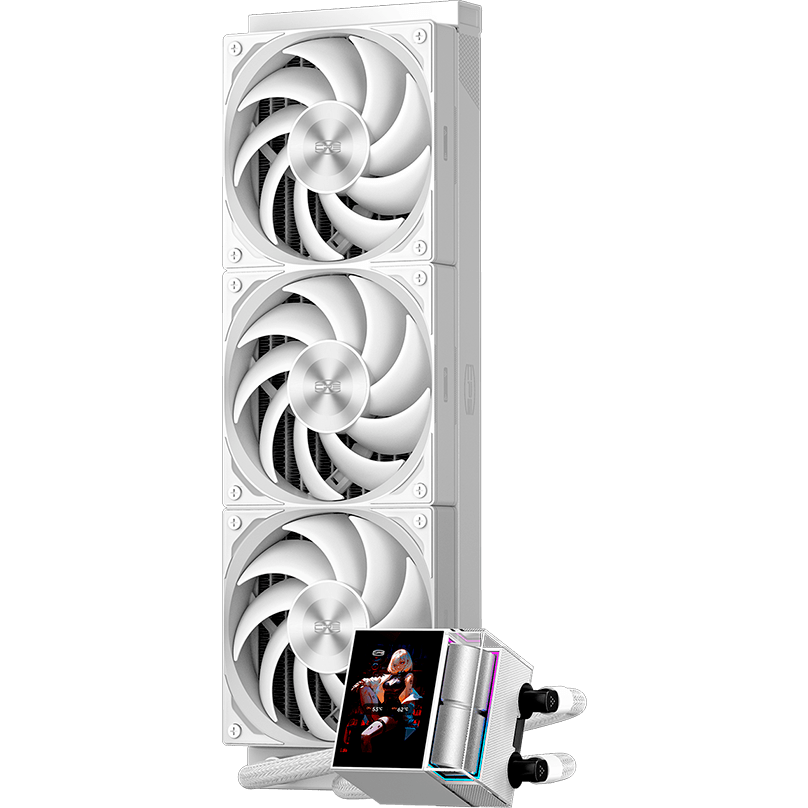 Система жидкостного охлаждения PCcooler DS360 Display White