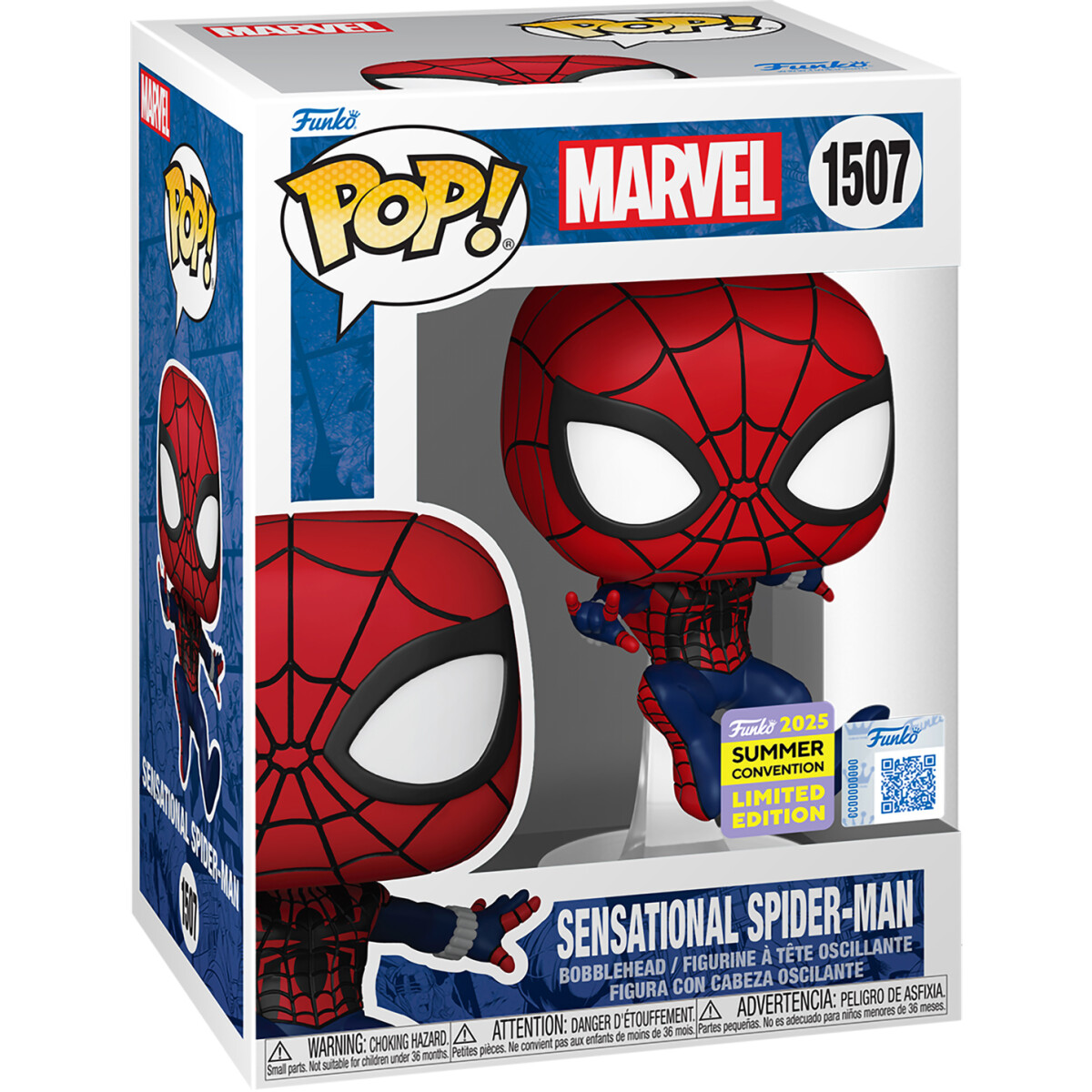 Фигурка Funko POP! Bobble Marvel Comics Sensational Spider-Man - 87951 - фото 2