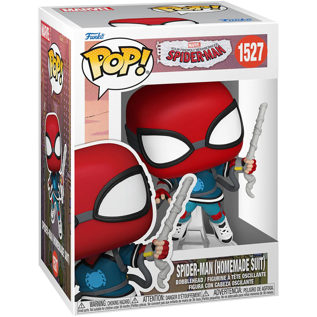 Фигурка Funko POP! Bobble Marvel FNSM Spider-Man (Homemade Suit) - 75871 - фото 2