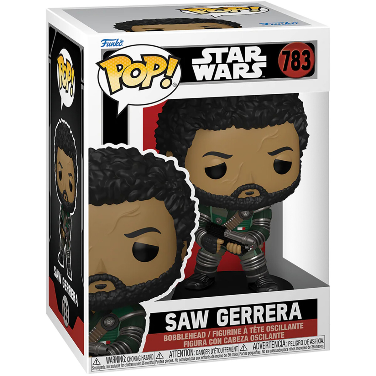 Фигурка Funko POP! Bobble Star Wars Andor S3 Saw Gerrera - 80165 - фото 2
