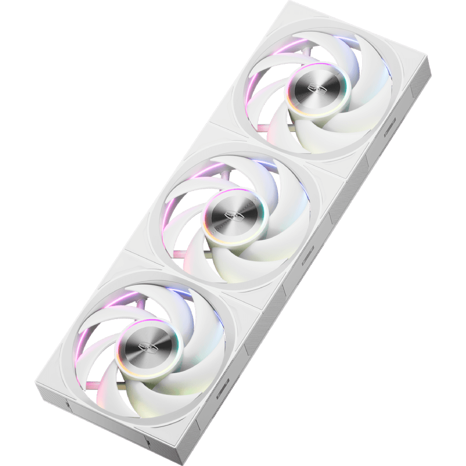 Вентилятор для корпуса PCcooler F7 X120 ARGB White (3 шт.) - F7 X120 ARGB WH 3IN1 - фото 2