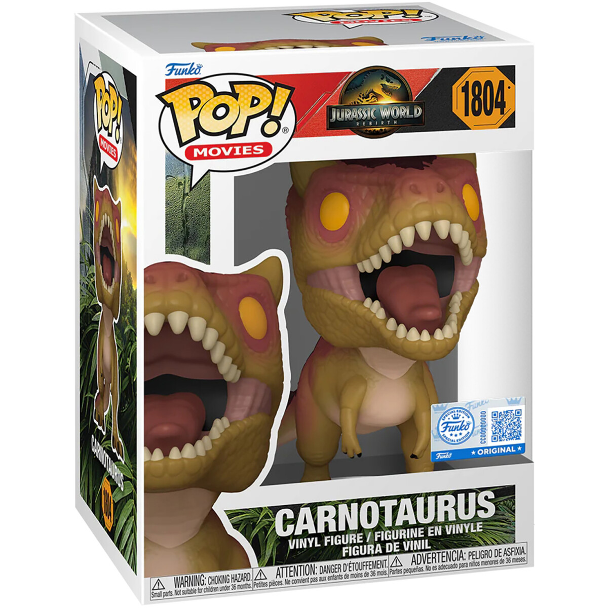 Фигурка Funko POP! Movies Jurassic World Rebirth Carnotaurus - 87173 - фото 2