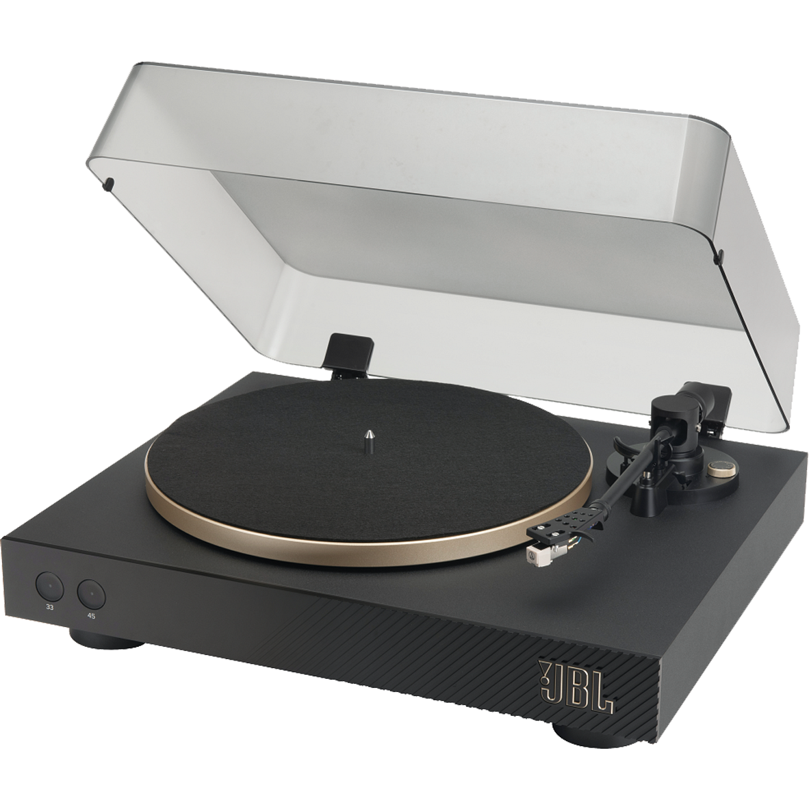 Виниловый проигрыватель JBL Spinner BT Black/Gold - JBLSPINNERBTGLDEU - фото 3